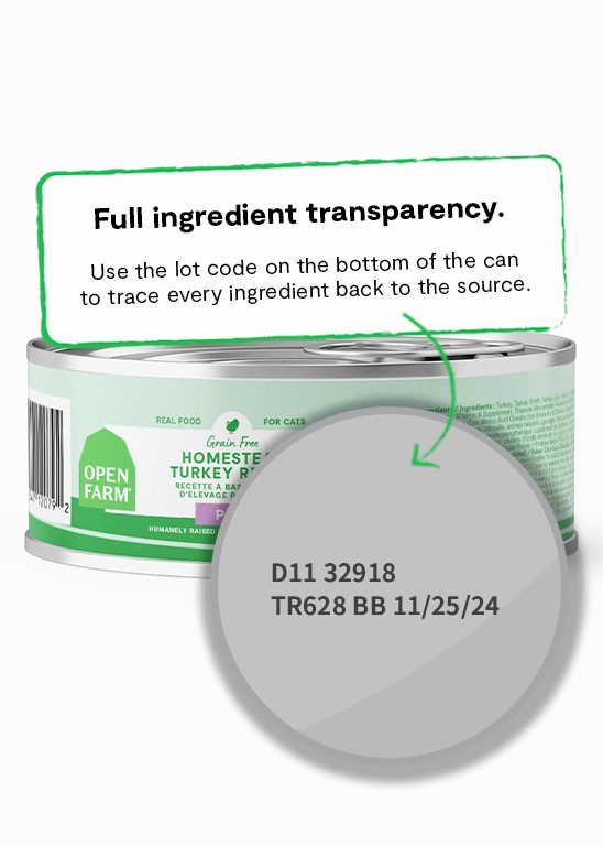 Open Farm Grain Free Homestead Turkey Pate Wet Cat Food