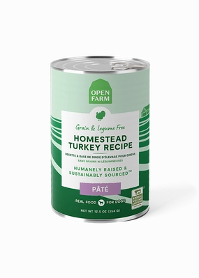 Open Farm Grain Free Homestead Turkey Pate Wet Dog Food