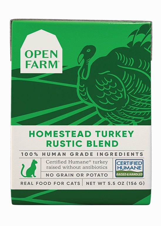 Open Farm Grain Free Homestead Turkey Recipe Rustic Blend Wet Cat Food