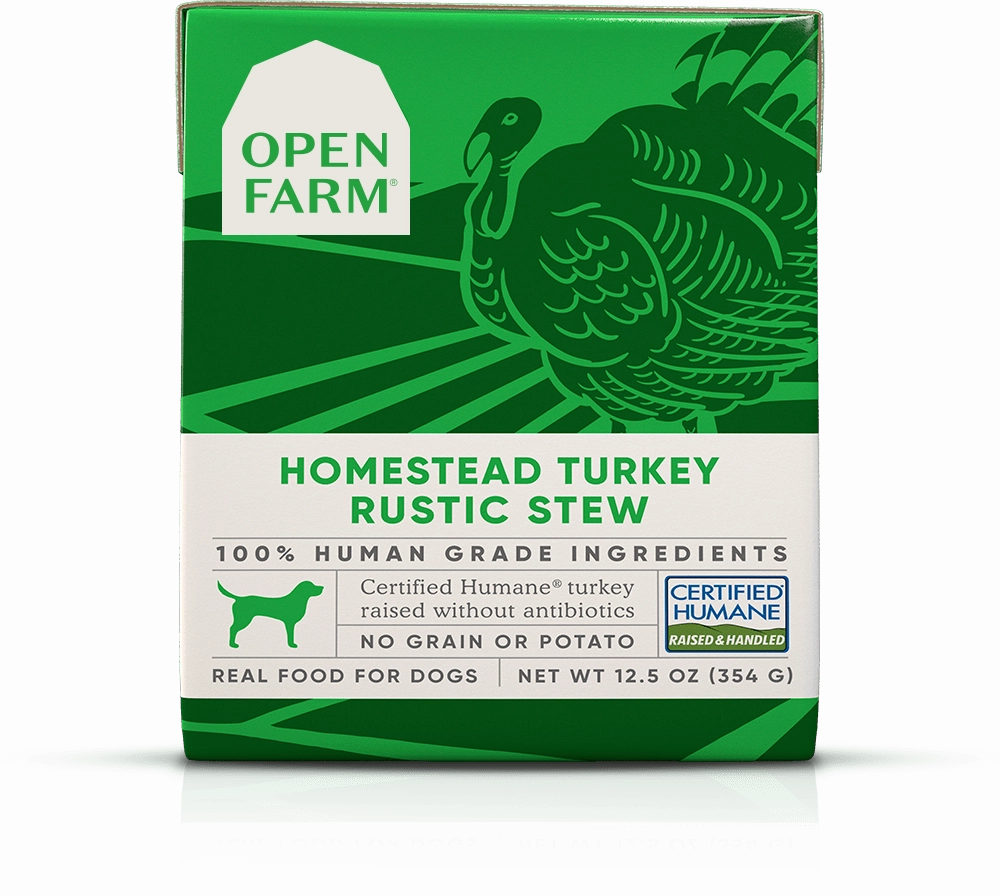 Open Farm Grain Free Homestead Turkey Recipe Rustic Stew Wet Dog Food