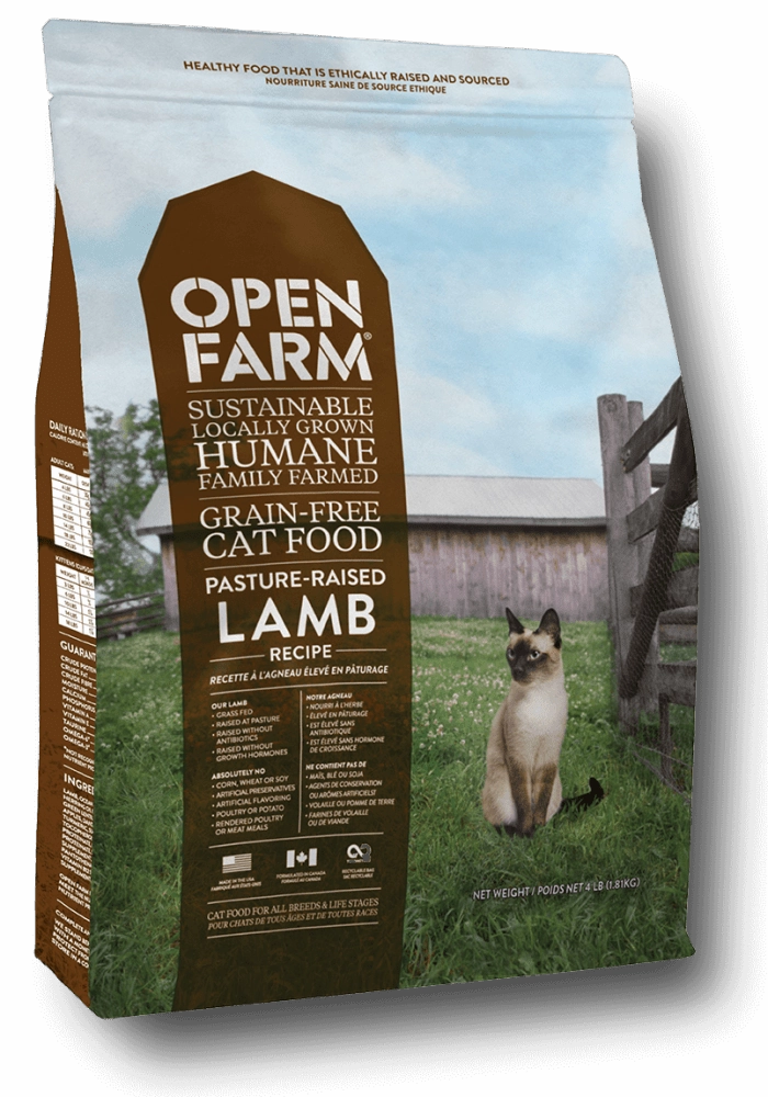 Open Farm Grain Free Pasture Raised Lamb Recipe Dry Cat Food
