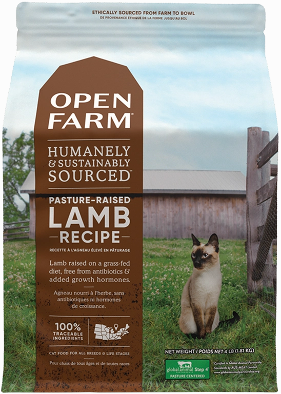 Open Farm Grain Free Pasture Raised Lamb Recipe Dry Cat Food