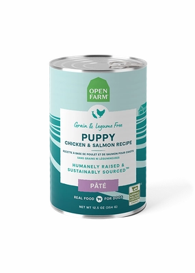 Open Farm Grain Free Puppy Chicken & Salmon Pate Wet Dog Food