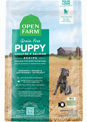 Open Farm Grain-Free Puppy Chicken & Salmon Recipe Dry Dog Food