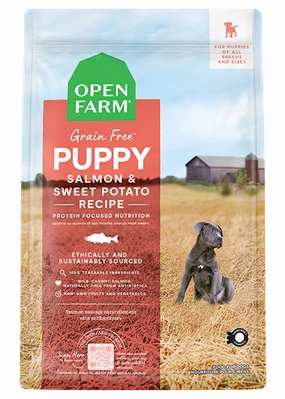 Open Farm Grain-Free Puppy Salmon & Sweet Potato Recipe Dry Dog Food