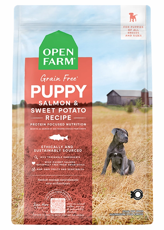 Open Farm Grain-Free Puppy Salmon & Sweet Potato Recipe Dry Dog Food