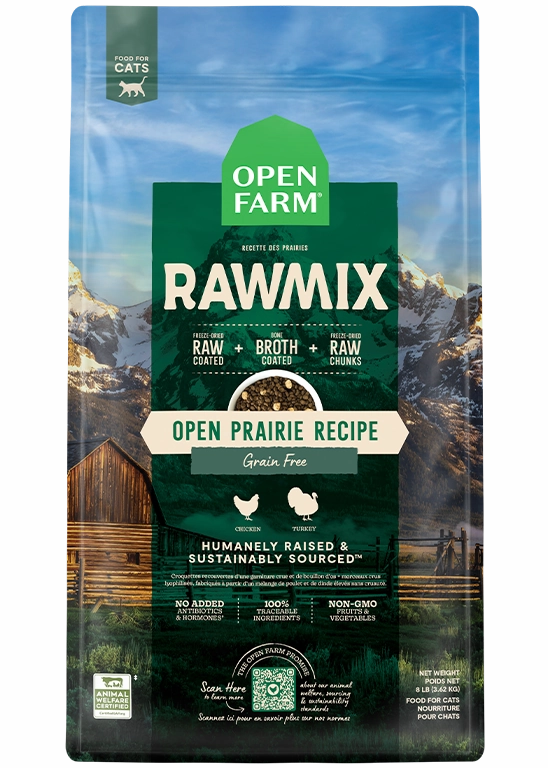 Open Farm Grain-Free RawMix Open Prairie Recipe Cat Food