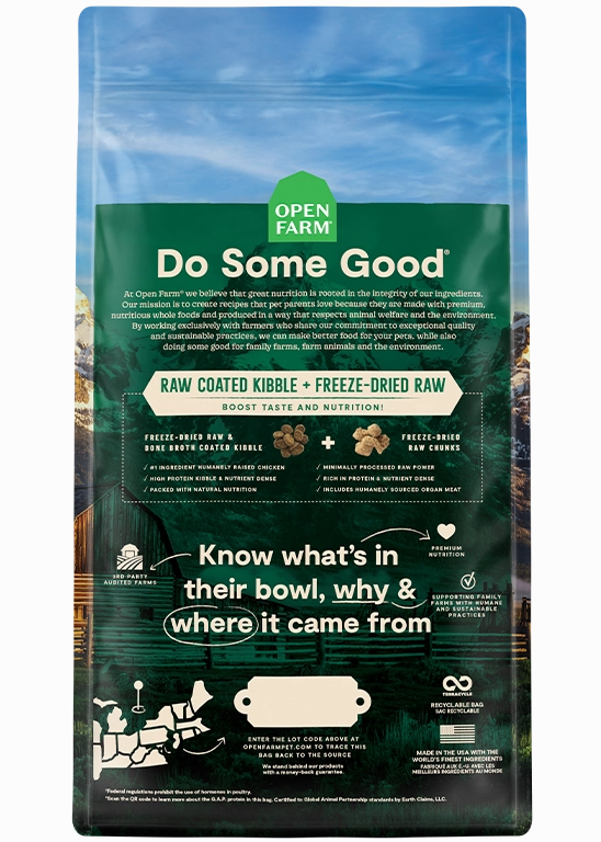Open Farm Grain-Free RawMix Open Prairie Recipe Cat Food