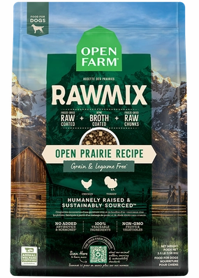 Open Farm Grain-Free RawMix Open Prairie Recipe Dog Food