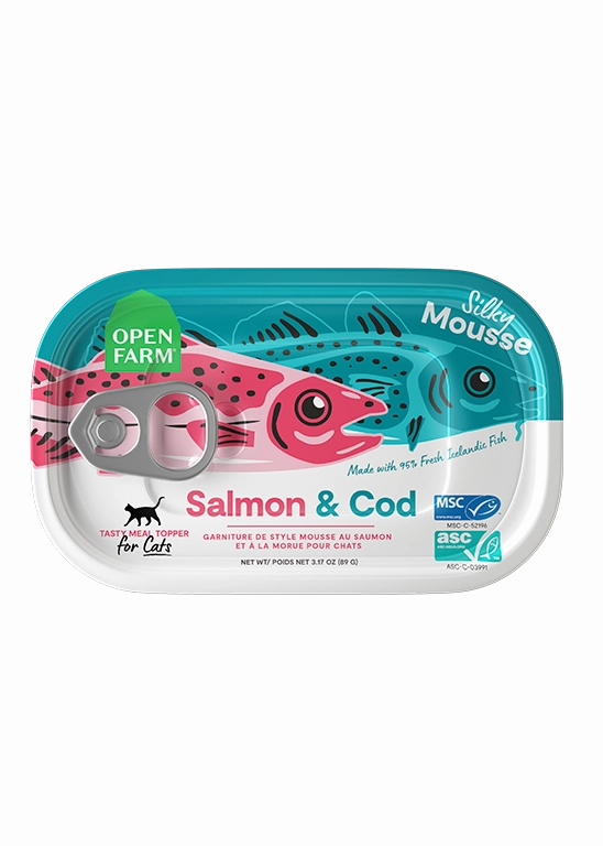 Open Farm Grain Free Salmon & Cod Wet Topper for Cats