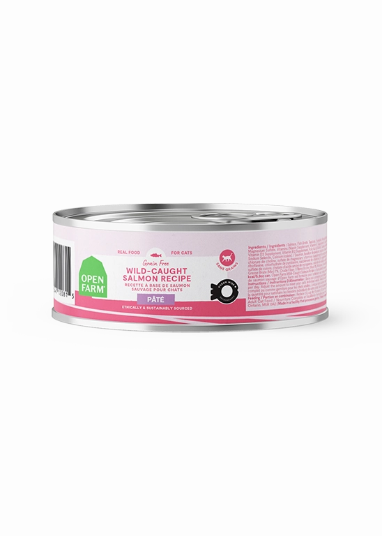 Open Farm Grain Free Wild-Caught Salmon Pate Wet Cat Food