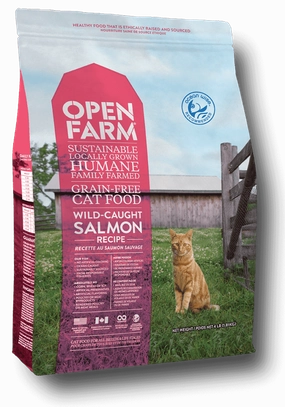 Open Farm Grain Free Wild Caught Salmon Recipe Dry Cat Food