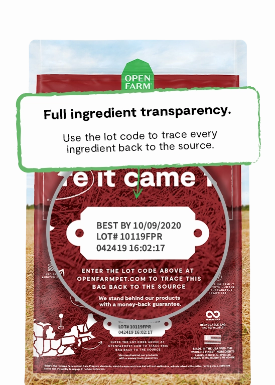 Open Farm Grass-Fed Beef Ancient Grain Dry Dog Food