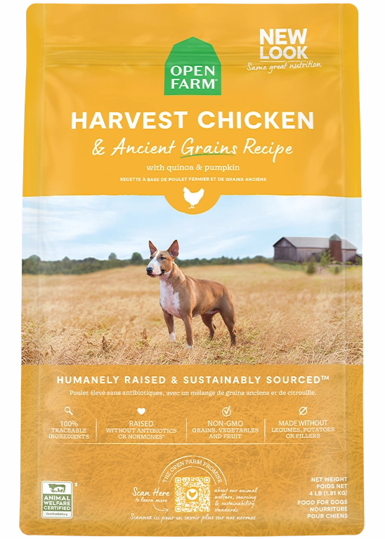 Open Farm Harvest Chicken & Ancient Grains Dry Dog Food