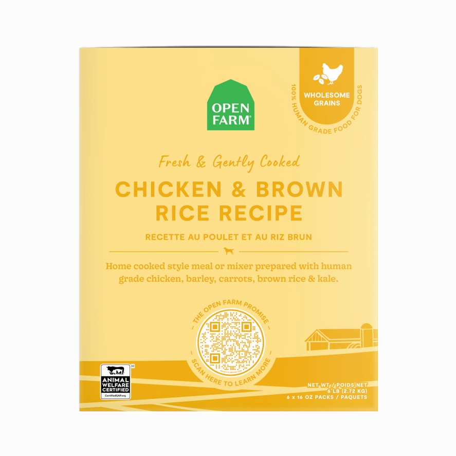 Open Farm Harvest Chicken and Brown Rice with Wholesome Grains Gently Cooked Recipe