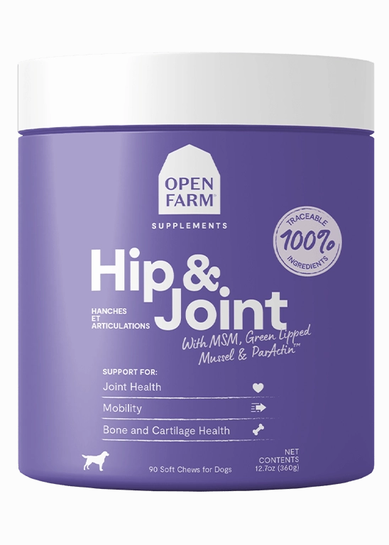 Open Farm Hip & Joint Supplement Chews for Dogs