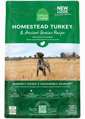 Open Farm Homestead Turkey & Ancient Grains Dry Dog Food
