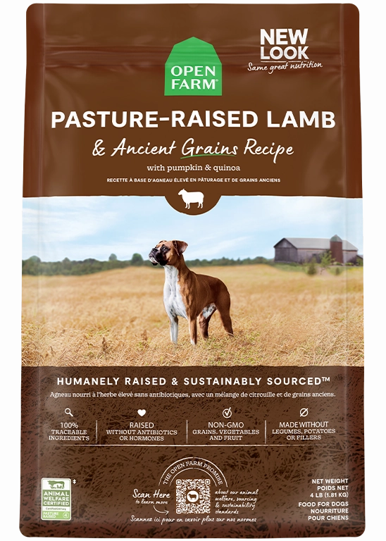 Open Farm Pasture-Raised Lamb & Ancient Grains Dry Dog Food