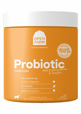 Open Farm Probiotic Supplement Chews for Dogs