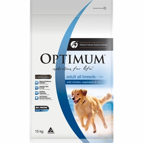 OPTIMUM - Adult with Chicken, Vegetables & Rice Dry Dog Food (15kg)