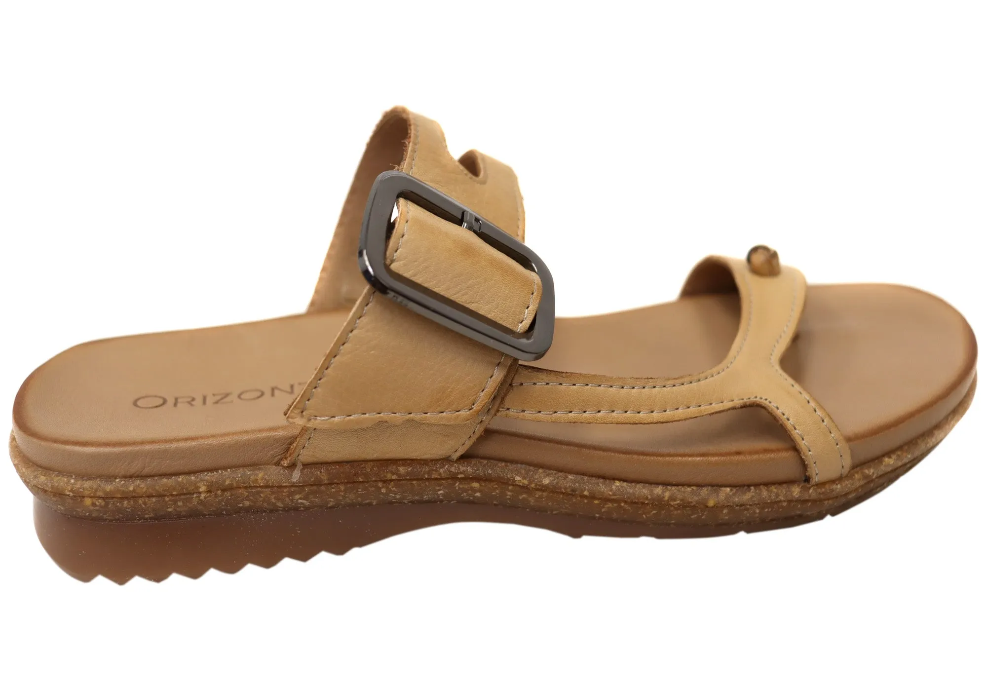 Orizonte Balmaine Womens Comfortable European Leather Thongs Sandals Orizonte Shoes