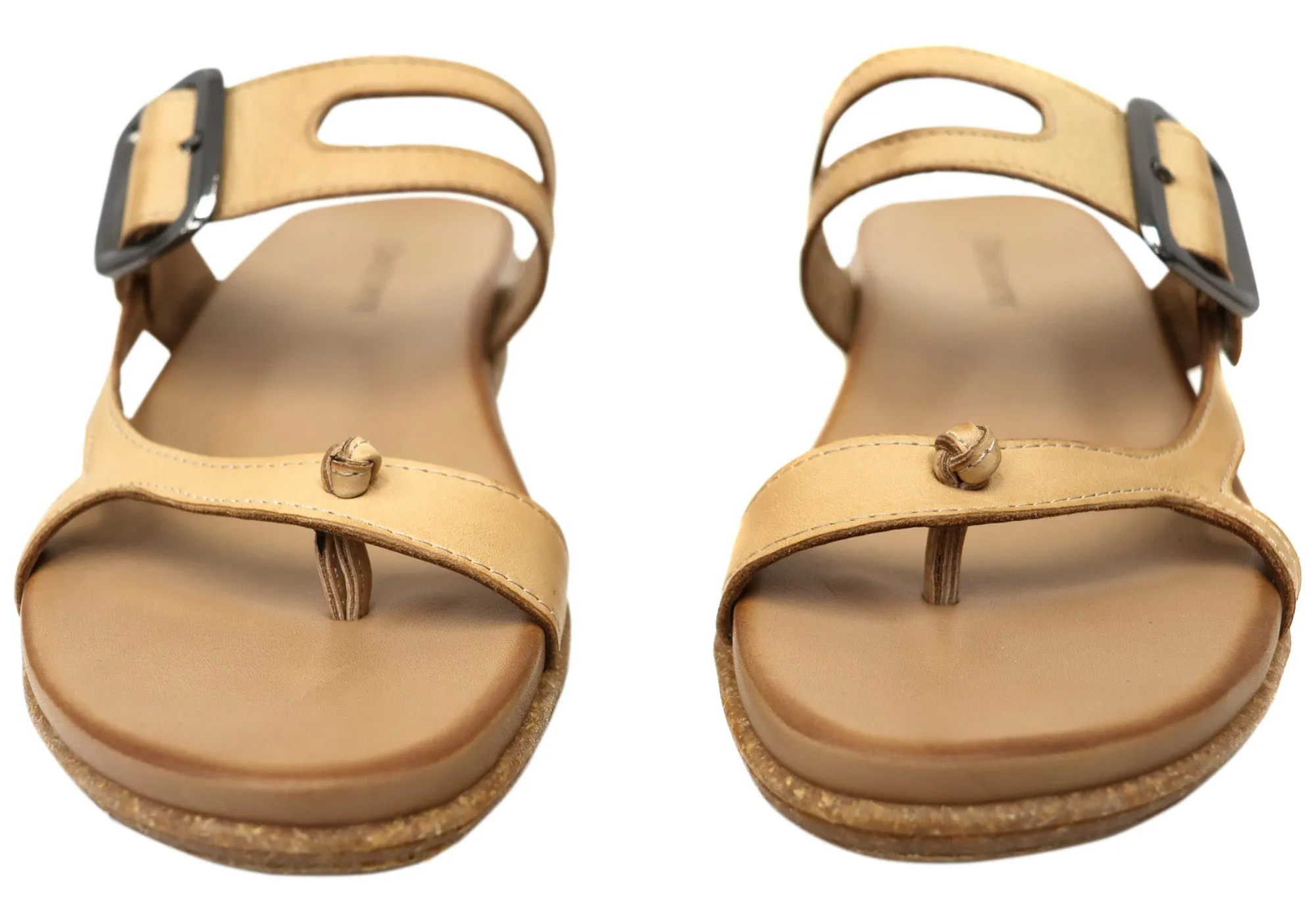 Orizonte Balmaine Womens Comfortable European Leather Thongs Sandals Orizonte Shoes