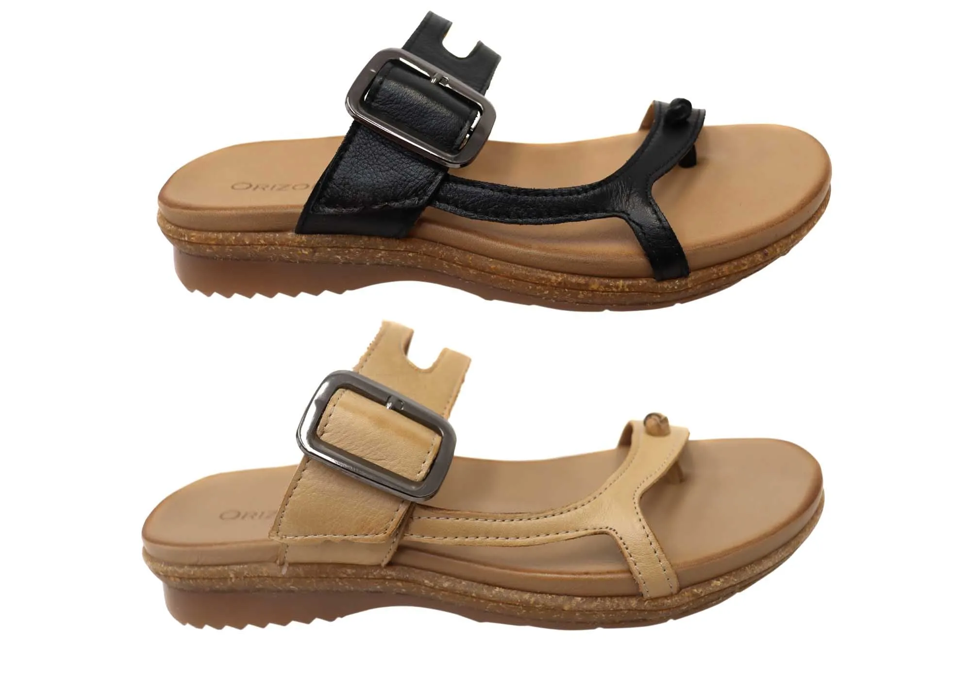 Orizonte Balmaine Womens Comfortable European Leather Thongs Sandals Orizonte Shoes