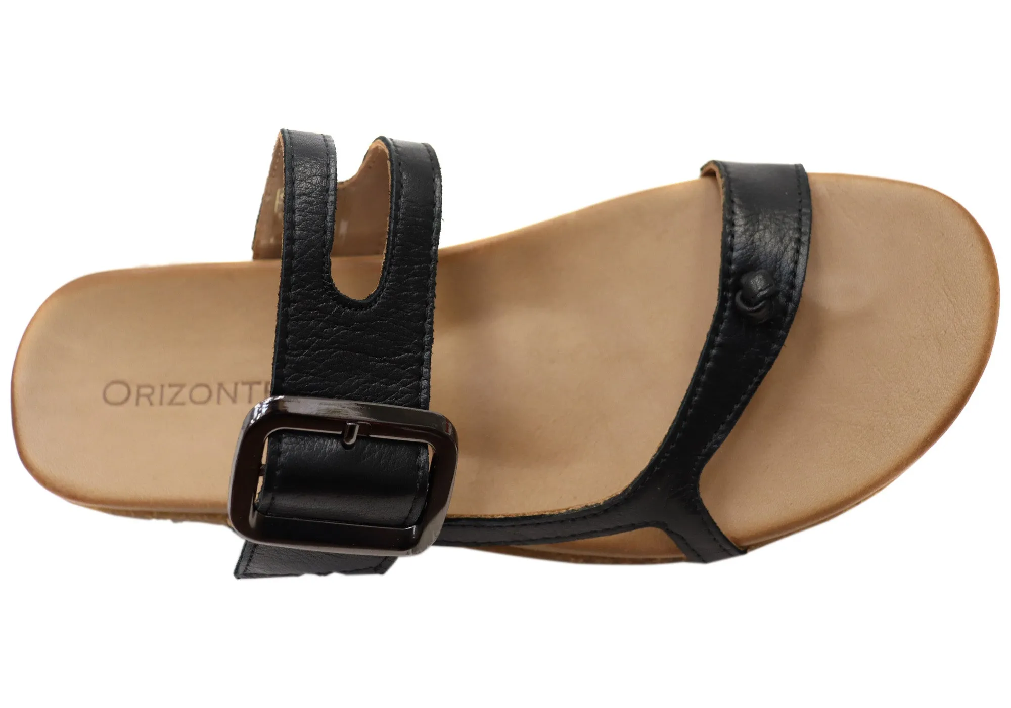 Orizonte Balmaine Womens Comfortable European Leather Thongs Sandals Orizonte Shoes