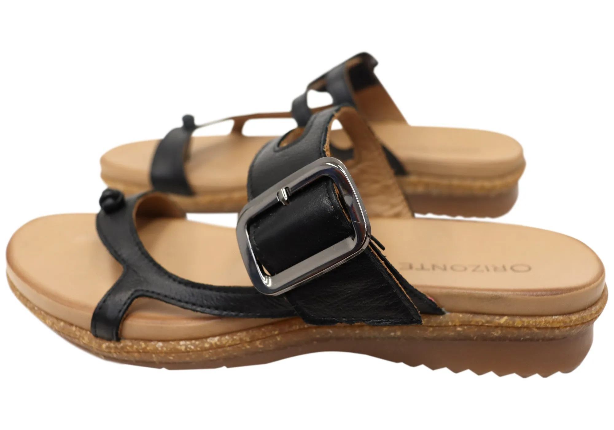 Orizonte Balmaine Womens Comfortable European Leather Thongs Sandals Orizonte Shoes