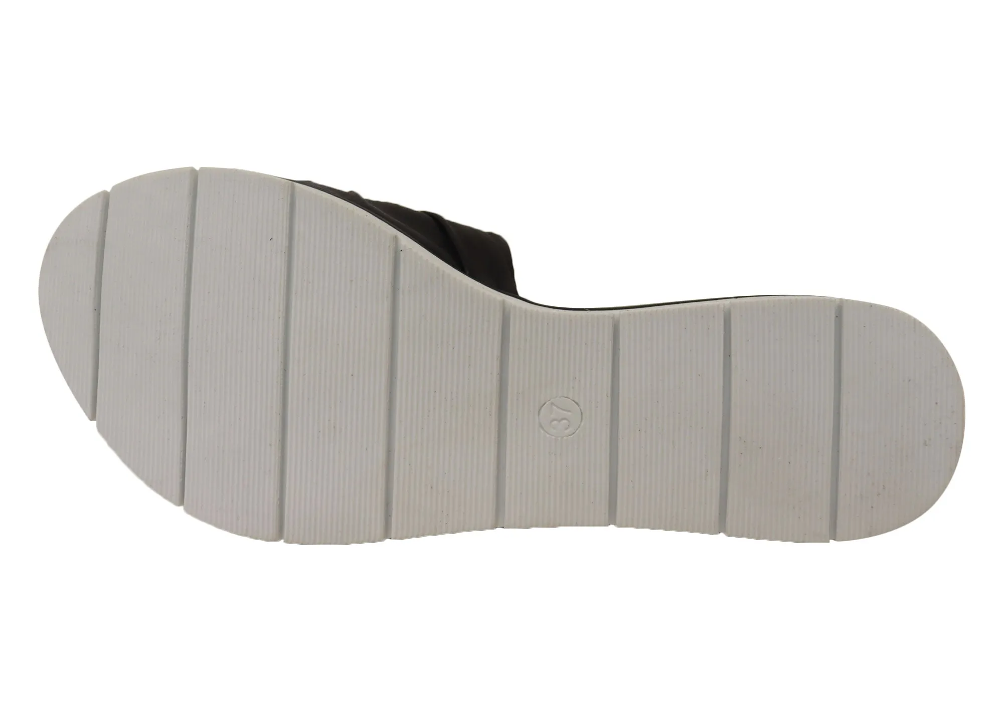 Orizonte Mistiq Womens European Leather Comfortable Slides Sandals Orizonte Shoes