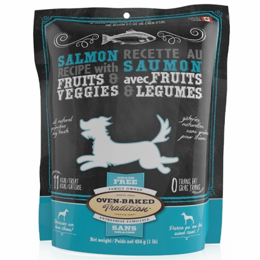 Oven-Baked Tradition Grain-Free Salmon with Fruits & Vegetables Dog Treats