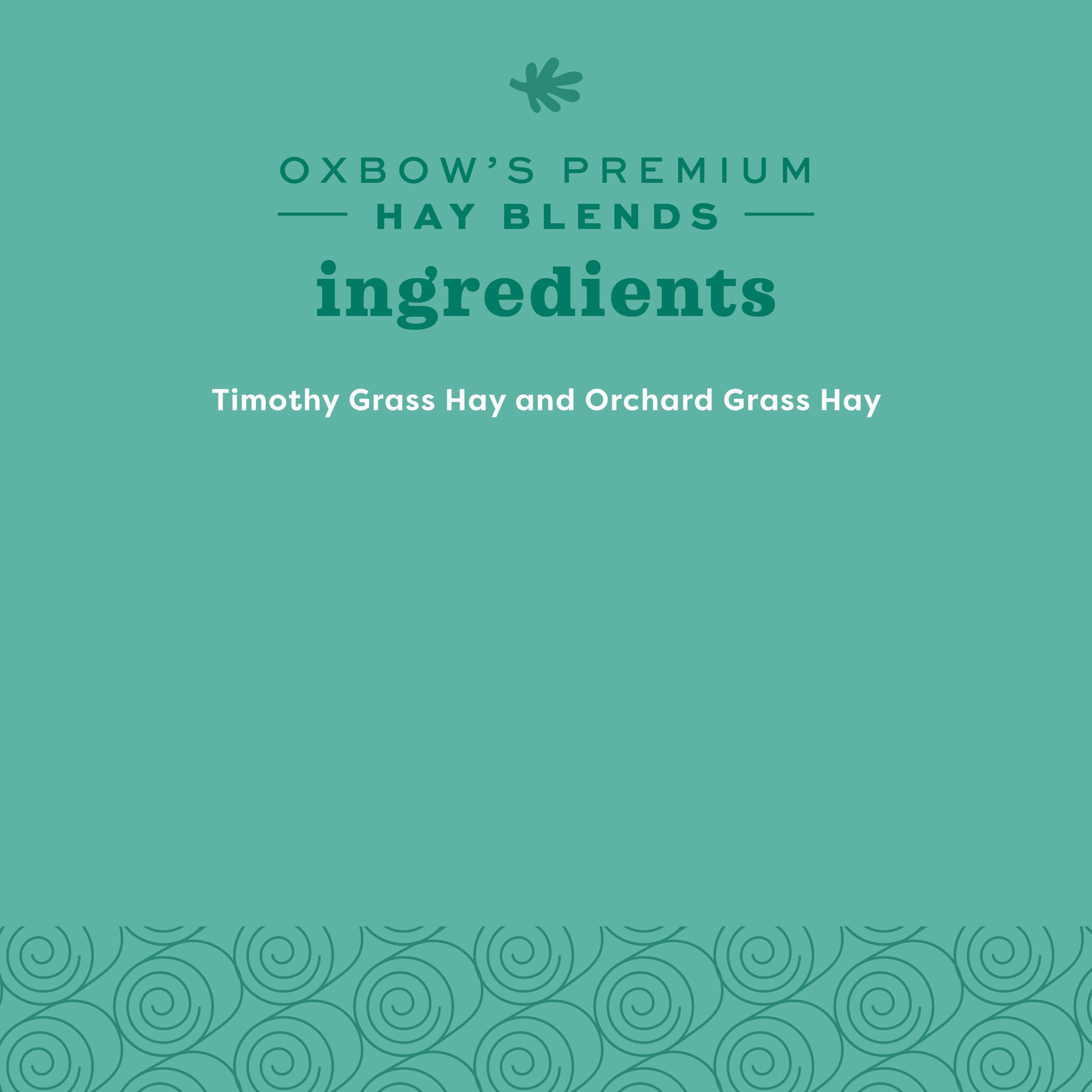 Oxbow Animal Heath Hay Blends - Western Timothy & Orchard 15oz