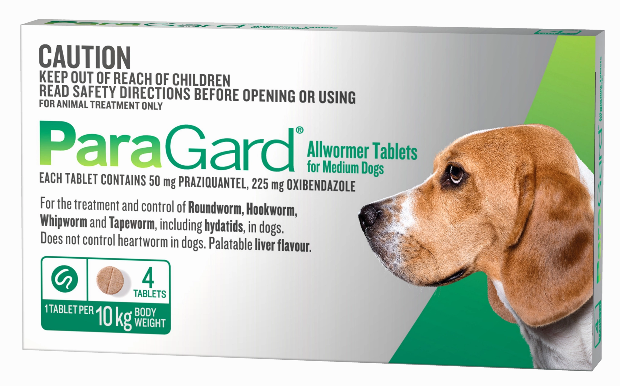 ParaGard - All Wormer (Medium 5-10kg) (4pk)