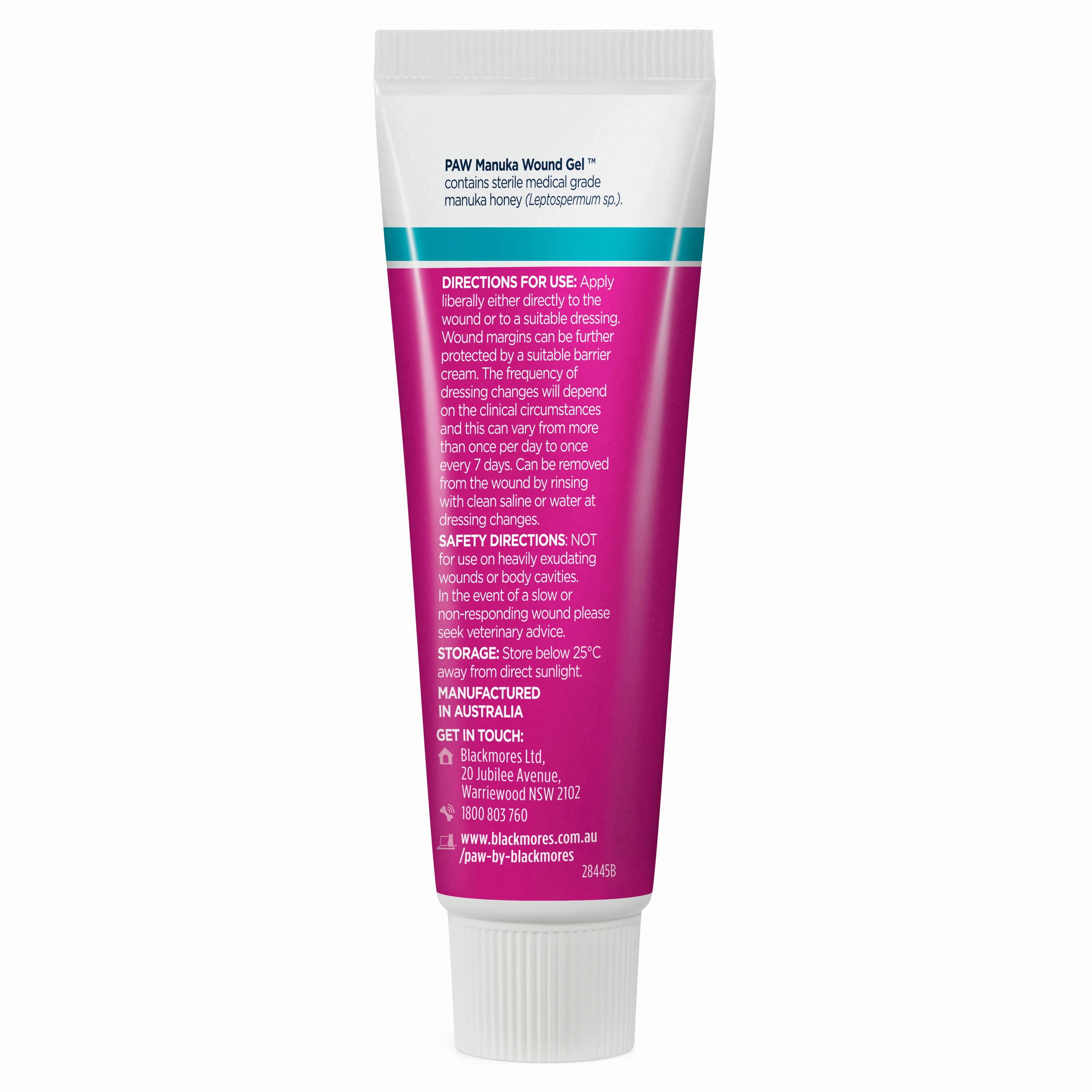 PAW - Manuka Wound Gel for Dogs, Cats and Horses (25g)