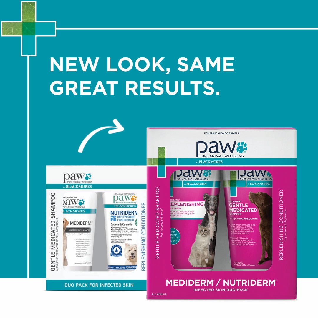 PAW - Medi-NutriDerm Infected Skin Duo Pack for Dogs and Cats (2x200ml)