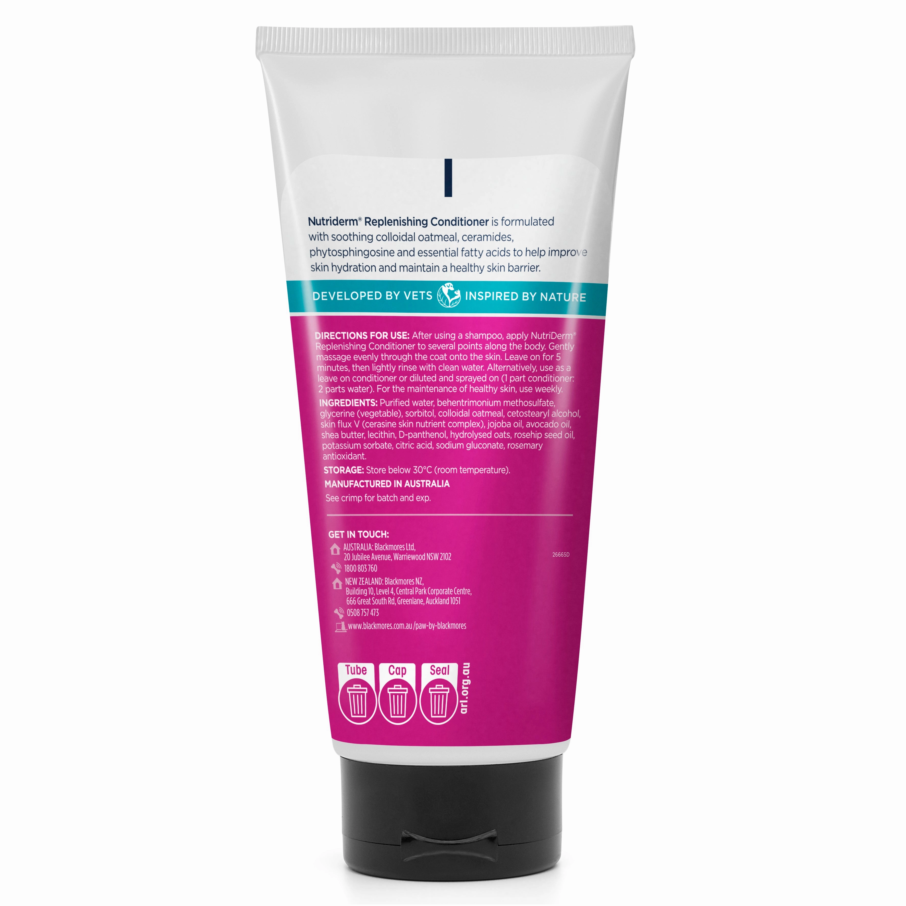 PAW - NutriDerm Replenishing Conditioner for Dogs and Cats (200ml)