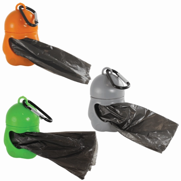 Paws Doggie Poop Bags with Carabiner
