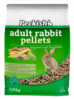 Peckish - Adult Rabbit Pellets Oregano & Dandelion (1.25kg)