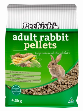 Peckish - Adult Rabbit Pellets Oregano & Dandelion (4.5kg)