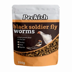 Peckish - Black Soldier Fly Worms (350g)