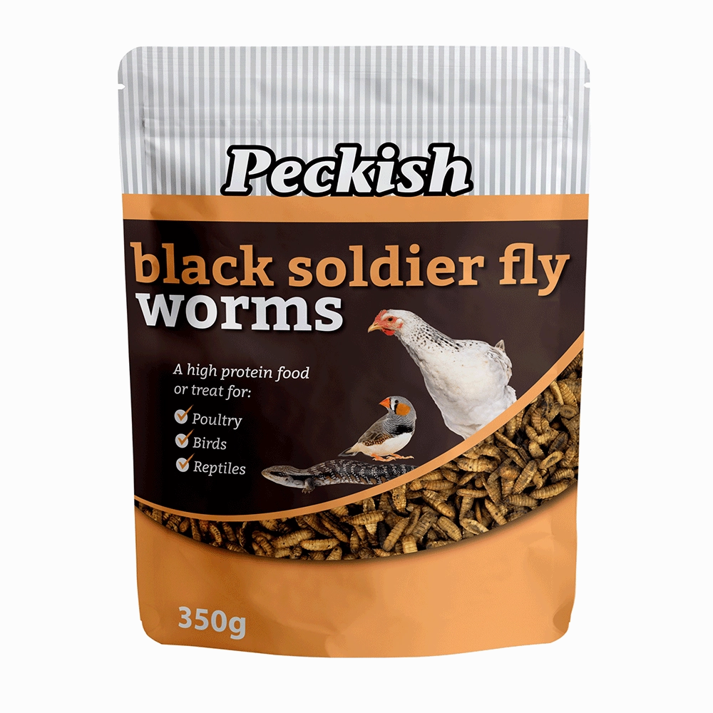 Peckish - Black Soldier Fly Worms (350g)