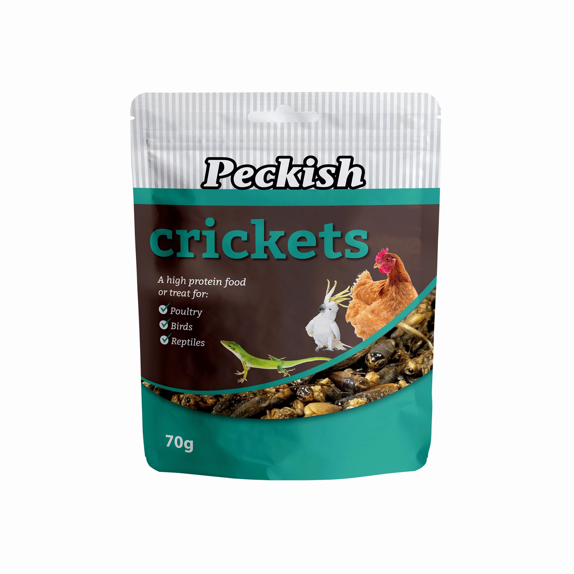 Peckish - Dried Crickets (70g)