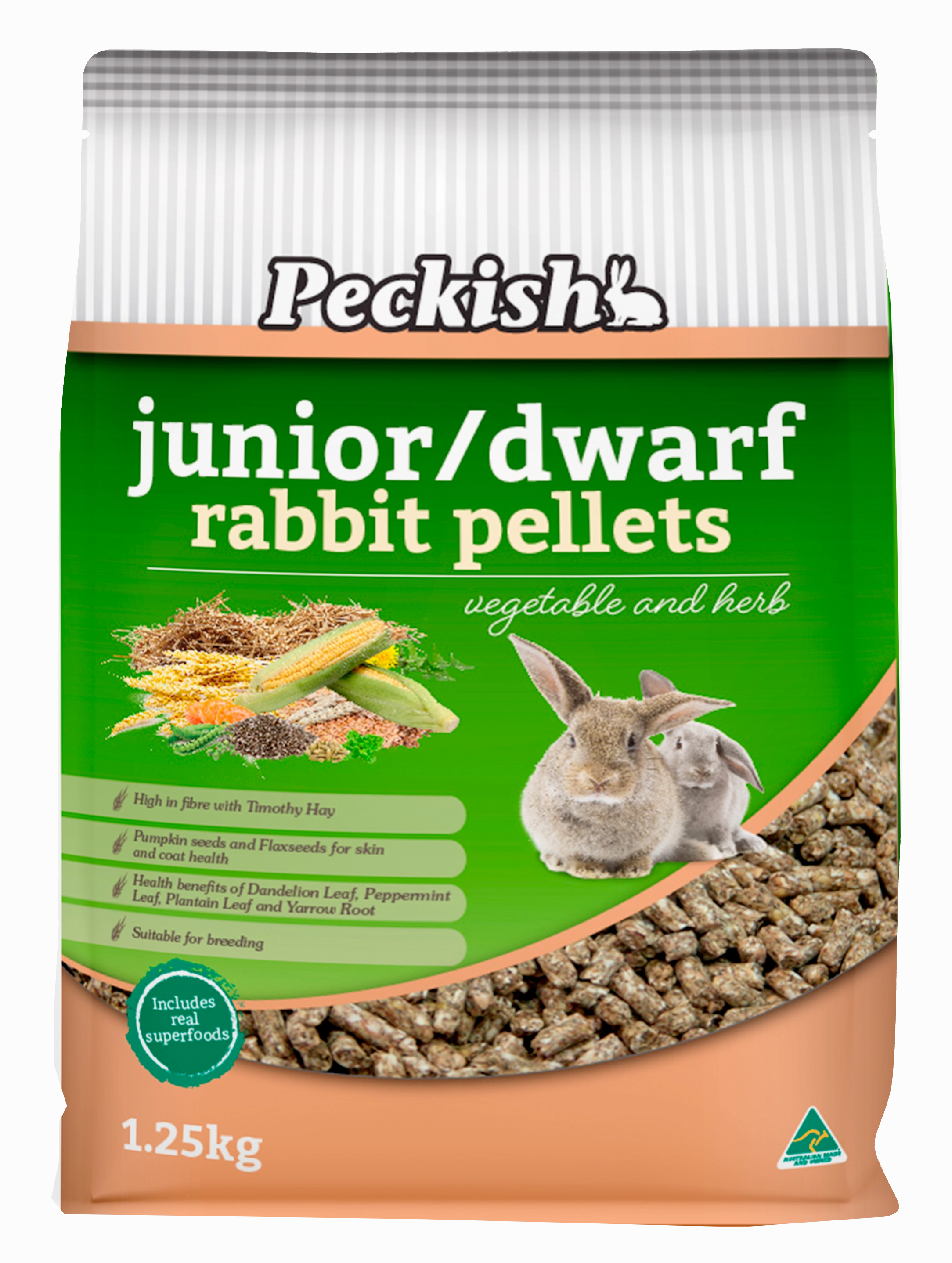 Peckish - Junior/Dwarf Rabbit Pellets (1.25kg)