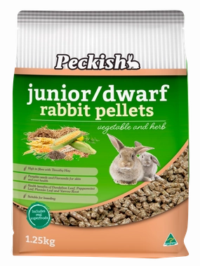 Peckish - Junior/Dwarf Rabbit Pellets (1.25kg)