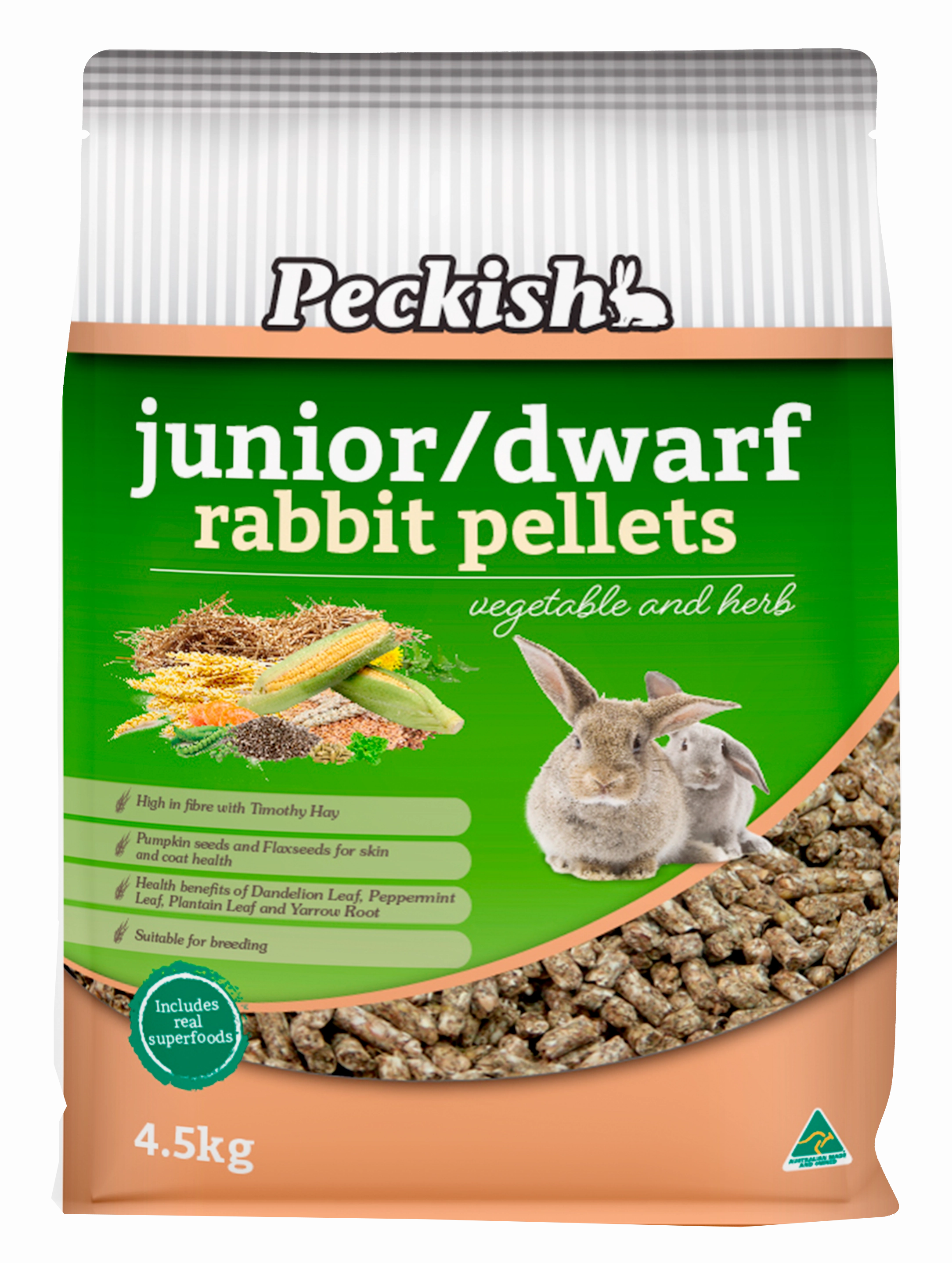 Peckish - Junior/Dwarf Rabbit Pellets (4.5kg)