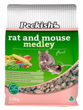 Peckish - Rat and Mouse Medley Fruit (1.5kg)