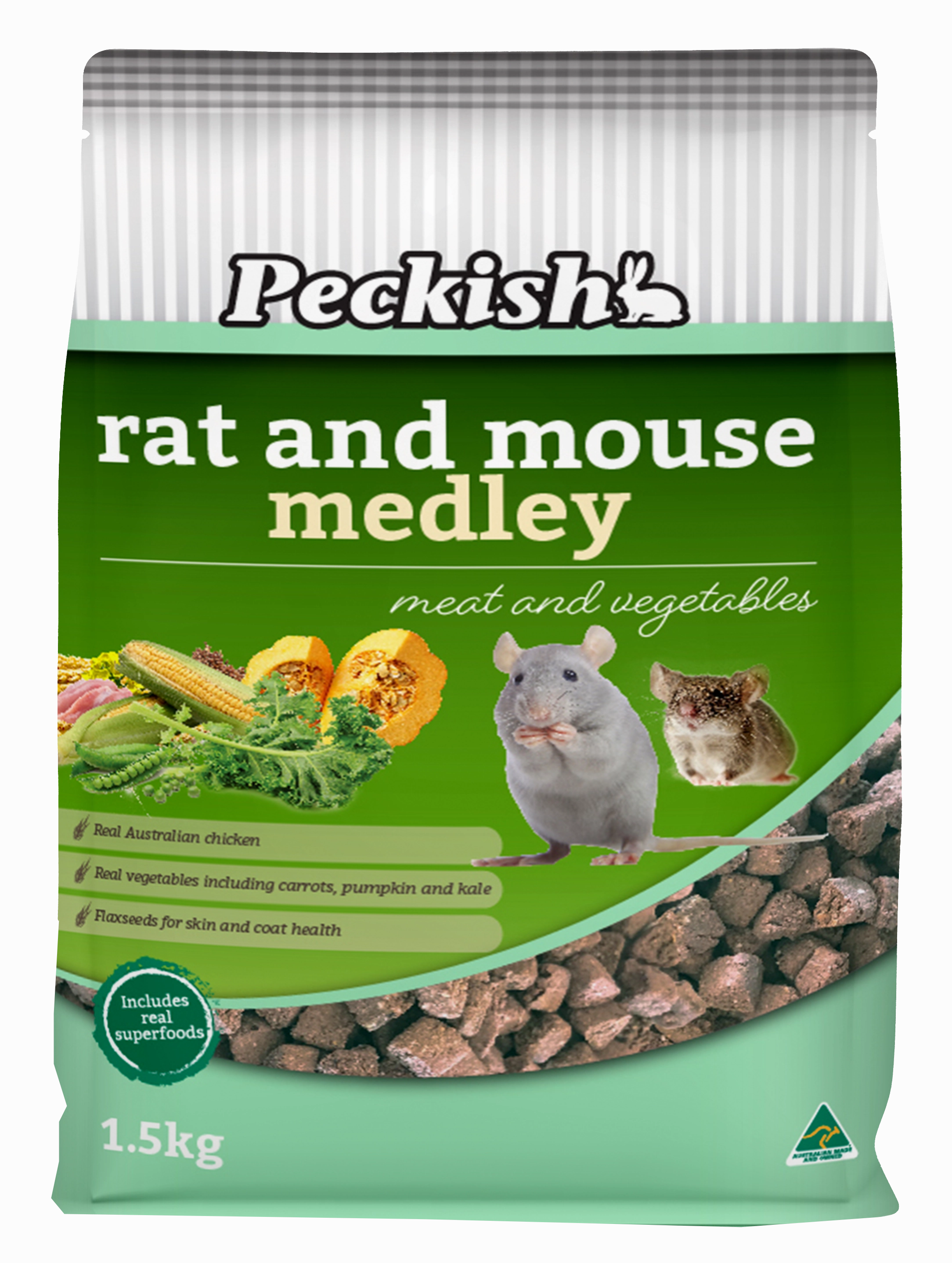 Peckish - Rat and Mouse Medley Meat and Vegetables (1.5kg)