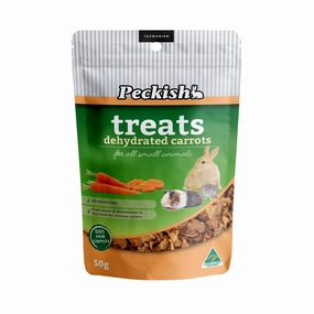 Peckish - Small Animal Dehydrated Carrot Treats 50g