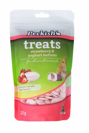 Peckish - Small Animal Strawberry & Yoghurt Treat 225g