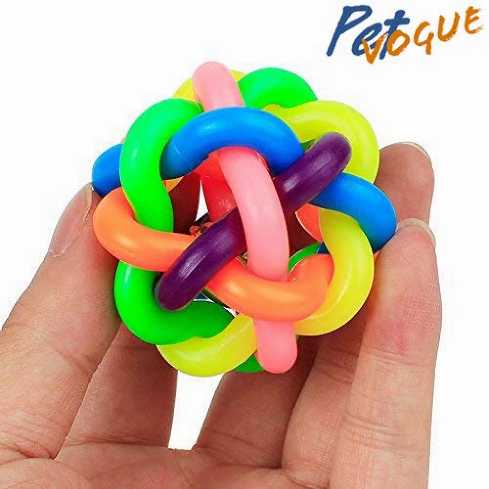 Pedigree Dentastix Oral Care for Adult (Large Breed of 25 kg ) Treats, Basil Teething Ring Chew Toy and Pet Vogue Bouncy Rubber Ball for Dogs Combo